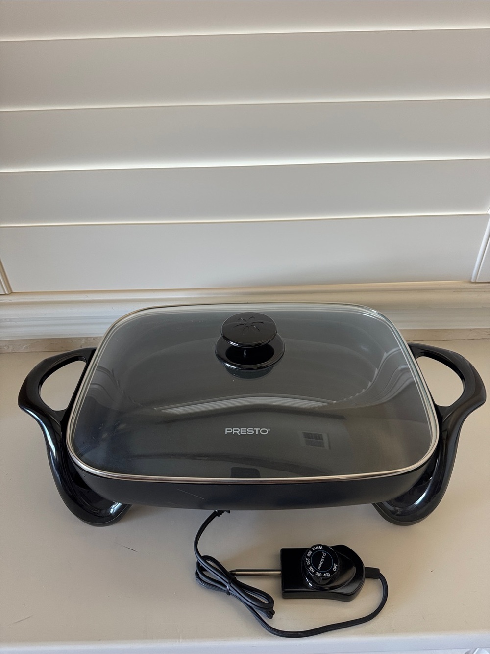 Presto Electric Skillet with Glass Lid - Black